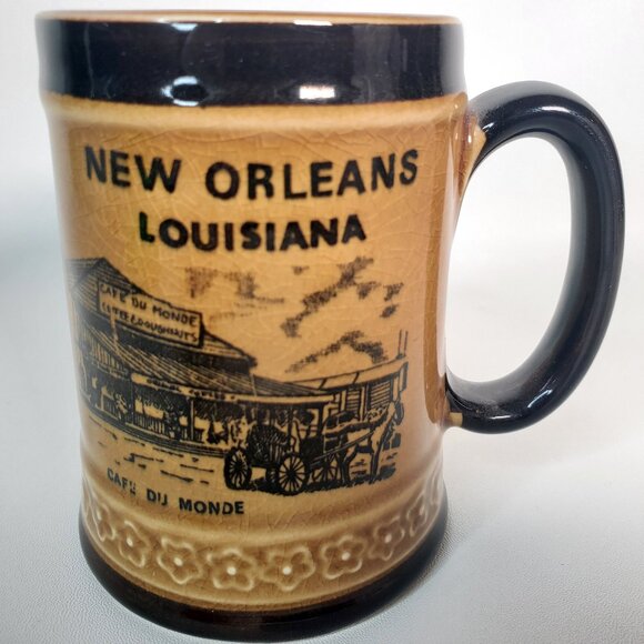 New Orleans Louisiana Tankard/Mug Vintage Transferware Japan - Picture 3 of 7